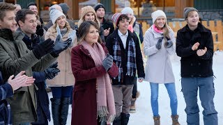 On Location  Love in Winterland  Hallmark Channel [upl. by Lippold]