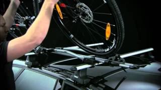 Thule fietsendrager freeride 532 dakmontage montage handleiding [upl. by Acirtap]