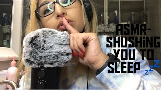 ASMR Shushing you to sleep positive affirmations [upl. by Broucek]