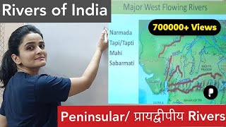 Rivers of India भारत की नदियां Part 7 Peninsular Rivers प्रायद्वीपीय नदियां [upl. by Clinton957]