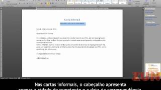 MODELO DE CARTA FORMAL E INFORMAL [upl. by Hocker131]