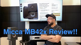 Micca MB42X Review Bookshelf Speakers under 100 Part 1 [upl. by Llenrap]