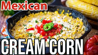 BESTEVER Mexican Elote Cream Corn [upl. by Ydollem]