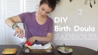 DIY Padsicles for Doulas Postpartum Care [upl. by Pantheas211]