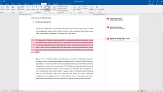 Como insertar comentarios en Word [upl. by Rednave]