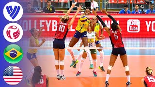 Brazil vs USA  Gold Medal Match  Womens Volleyball World Grand Prix 2016 [upl. by Olivie717]