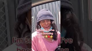 Sweet homeless lady gets gift she will NEVER forget shorts [upl. by Idnew]