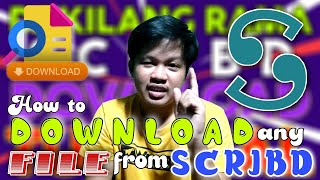 HOW TO DOWNLOAD ANY FILE FROM SCRIBD  TUTORIAL [upl. by Samuel]