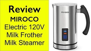 Review Miroco Milk Frother  How to make froth milk at home [upl. by Yrehcaz]