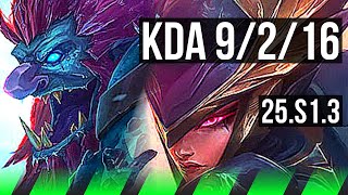 TRUNDLE vs DIANA JGL  9216 Godlike  EUNE Master  25S13 [upl. by Thorlie]