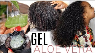 GEL ALOE VERA MAISON MA RECETTE POUR DE BEAUX CHEVEUX [upl. by Ierbua]