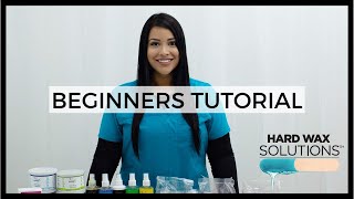 Introduction to Waxing  Beginners Hard Wax Tutorial [upl. by Yelkcub]