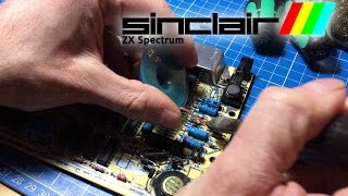 ZX Spectrum 48k Capacitor Replacement [upl. by Ainesell]