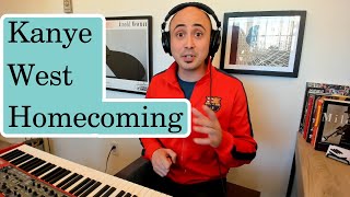 Kanye West  Homecoming Piano Tutorial [upl. by Qooraf882]