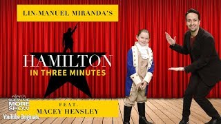 LinManuel Miranda Performs Hamilton in Under 3 Minutes [upl. by Stronski]