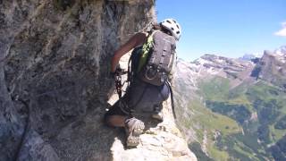 Switzerlands longest Via Ferrata  Leukerbad [upl. by Einneg]