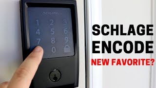 Schlage Encode Super Sleek Matte Black WiFi Lock [upl. by Lorena]