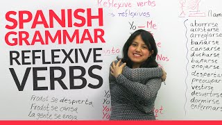 Learn Spanish Grammar  Reflexive Verbs in Spanish [upl. by Ligetti]