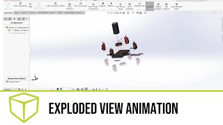 Animating an Exploded View in SOLIDWORKS [upl. by Channing]