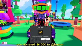 Pls donate roblox live🔴 GIVEAWAY [upl. by Engelhart]