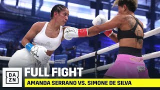 FULL FIGHT  Amanda Serrano vs Simone De Silva [upl. by Wahkuna]