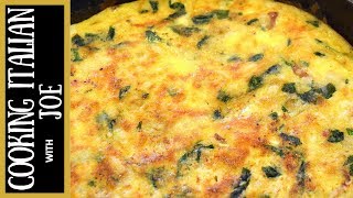 Italian Style Frittata  Cooking Italian with Joe [upl. by Towne]