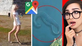 Weird Things Spotted On Google Maps [upl. by Nigrom]