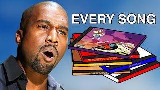 I Ranked EVERY Kanye Song [upl. by Shellans]