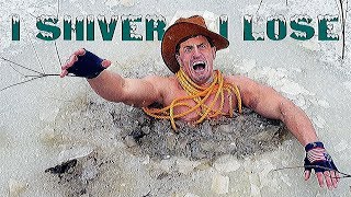 I SHIVER I LOSE  Battling HYPOTHERMIA Experiment  Bodybuilder VS Polar Plunge [upl. by Fagin166]