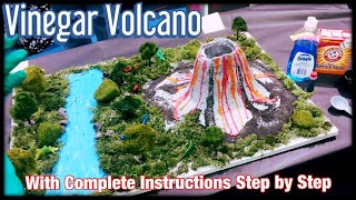 Volcano Eruption Project  Fun Science Fair Project by Vanessa [upl. by Ahsema]