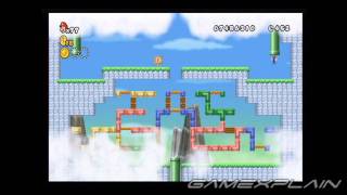 New Super Mario Bros Wii Level 93 Star Coins [upl. by Nnyllatsyrc]