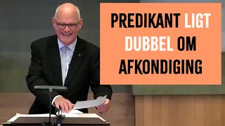 HILARISCH PREDIKANT LIGT DUBBEL OM AFKONDIGING [upl. by Eimor512]