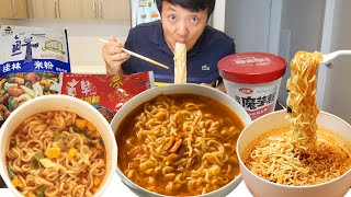 BEST amp WORST INSTANT NOODLES Trying EVERY Instant Noodle Quest Part 1 [upl. by Hnirt252]