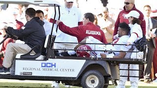 Tua Tagovailoa Injury FULL VIDEO  5 Alabama vs Mississippi State 2019 [upl. by Mylan]