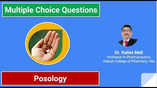 Pharmaceutics ll Posology ll MCQ [upl. by Marney]