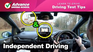 Independent Driving On The Test  Learn to drive Driving Test Tips [upl. by Noved]