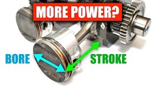 Bore vs Stroke  What Makes More Power [upl. by Tristas]