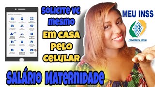 Como Solicitar Salário Maternidade pelo Celular [upl. by Nylareg]