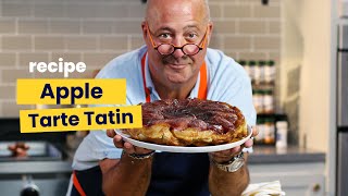 Andrew Zimmern Cooks Apple Tarte Tatin [upl. by Ellehcin]