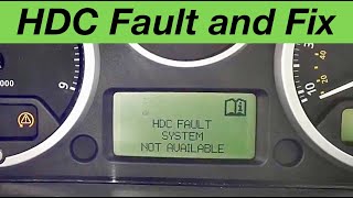 HDC Fault and Fix Land Rover Discovery 3 amp 4 [upl. by Alage]