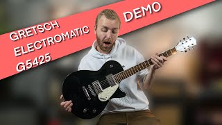 Gretsch Electromatic G5425 Jet Club Black  ResQ Gear ReviewDemo [upl. by Aihtela]