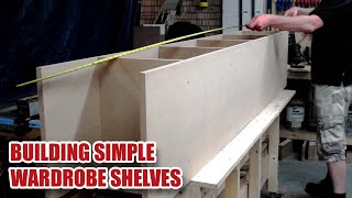 Installing Simple MDF Dressing Room Shelving amp Clothes Rails [upl. by Jacquenetta]