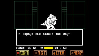 Undertale Fangame  Alphys NEO Boss Fight [upl. by Bernarr]