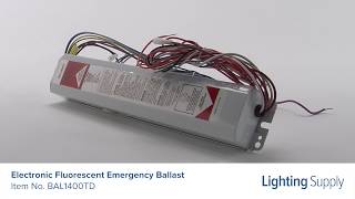 Electronic Fluorescent Emergency Ballast BAL1400TD [upl. by Ppilihp]