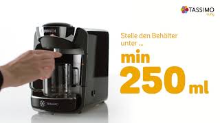 Bosch Anwenderfilm Inbetriebnahme TASSIMO SUNY [upl. by Artep]