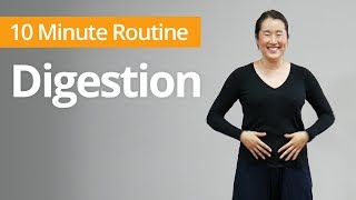 DIGESTIVE SUPPORT Exercises  10 Minute Daily Routines [upl. by Linden]