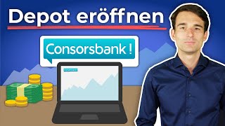 Depot eröffnen in 5 Minuten SchrittfürSchritt zum ETFDepot  Consorsbank Depot Tutorial Teil 12 [upl. by Natsreik89]