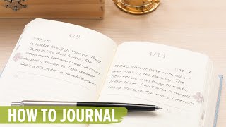 How to Journal Writing Tips Journal Topics and More [upl. by Nils446]