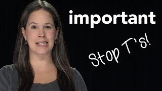 How to Pronounce IMPORTANT  American English [upl. by Mafala]