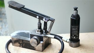 Hydraulic CAR JACK modification [upl. by Ahseka]